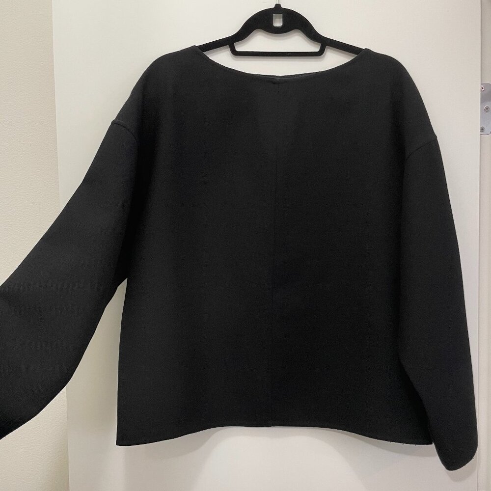 Over-Sized Woven Long Sleeved Top, Uniqlo U, Size S